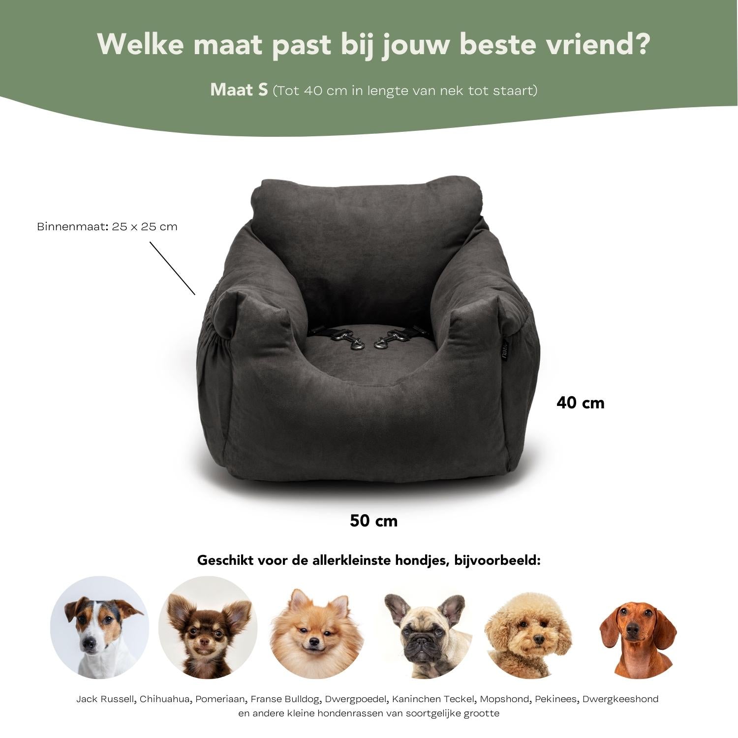 Luxe Auto Hondenzitje - Nativ